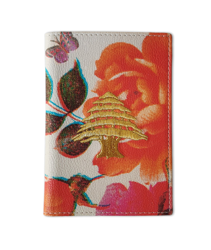 Damascene Flowers | Passport Holder - Rana Salam SHOP