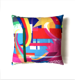 decorative cushion, throw pillow, interior design, office interior design, restaurant interior design, pop art 