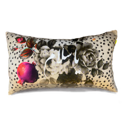 Middle East, cotton cushion, linen, Beirut, decorative cushion, throw pillow, interior design, office interior design, restaurant interior design, Pomegranate, polka dots, Arabic 