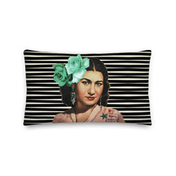 950s, Egyptian, decorative cushion, throw pillow, interior design, office interior design, restaurant interior design, roses 