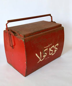 Vintage Arabic Coca Cola Cooler - Rana Salam SHOP