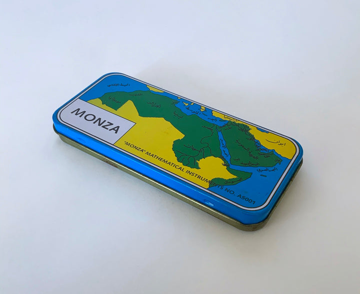School Tin Pencil Box - Rana Salam SHOPpencil box, tin school pencil box, vintage, 1980s, Middle East 