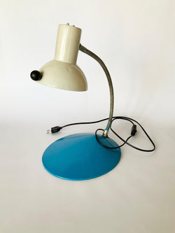 Vintage desk lamp,1980s, London, retro, interior design 